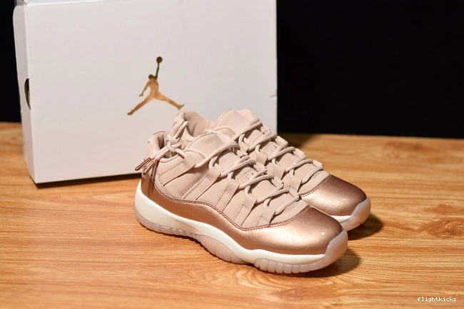 Low AH7860-105 Air Rose Gold GS Jordan 11 1020